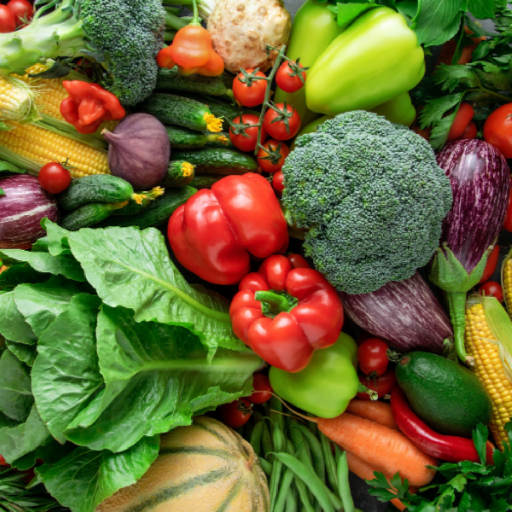 bounty of fresh vegetables